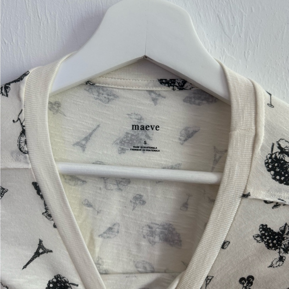 Anthropologie Paris Caitlin Boxy Tee by Maeve - Picture 3 of 4